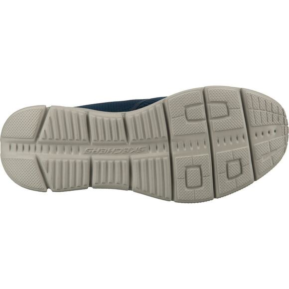Skechers Mens Slip-on Comfort Loafer, Navy/Orange, 9.5 US main image 6